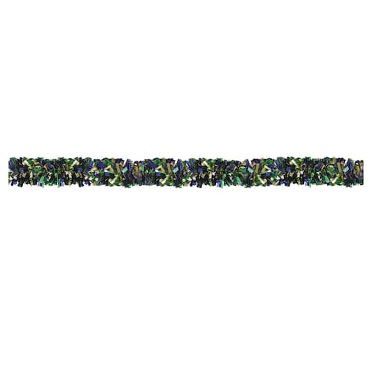 Beistle 15ft. Green, Gold & Purple 6-Ply Metallic Festooning Garland